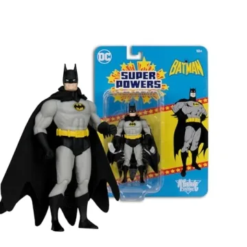 Classic DC SUPER POWERS Batman Figure by McFarlane Toys 4.5in