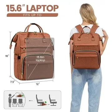 LOVEVOOK Laptop Backpack for Women Stylish and Functional