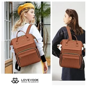 LOVEVOOK Laptop Backpack for Women Stylish and Functional