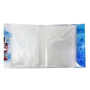 Banknote World Currency Collecting Album, Blue, 100 Pockets