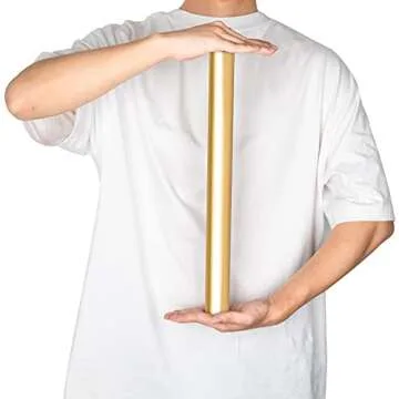 RUSPEPA Gold Wrapping Paper - Elegant Gift Wrap for All Occasions