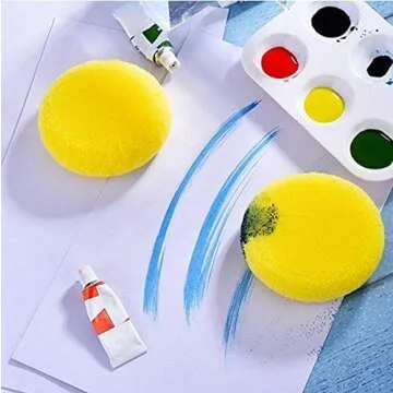WOIWO Synthetic Artist Sponges for Painting and Crafts
