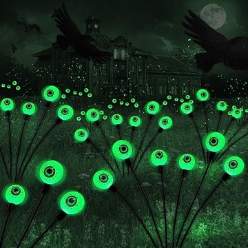 Solar Halloween Eyeball Lights - 2PACKS