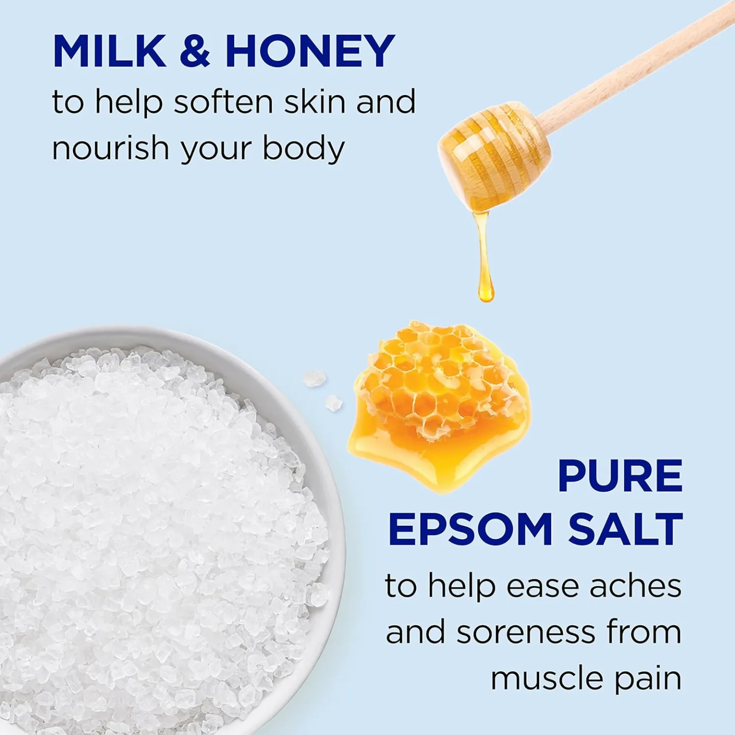 Dr Teal's Epsom Salt with Milk & Honey 48 Oz