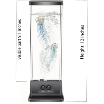 COLORLIFE Jellyfish Tank Lamp with Color Changing Light