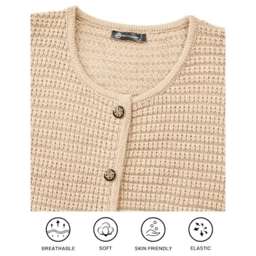 PRETTYGARDEN Women's Knit Cardigan Sweater Fall Fashion