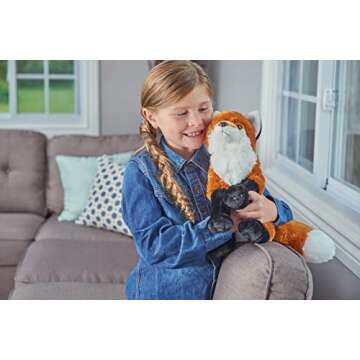 Wild Republic Red Fox Plush, Stuffed Animal, Plush Toy, Gifts For Kids, Cuddlekins 12" (10944)