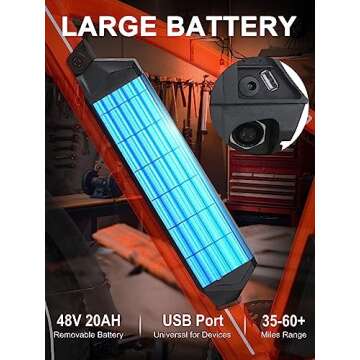 HAOQI Leopard Pro: 1000W Electric Bike - All-Terrain Adventure!