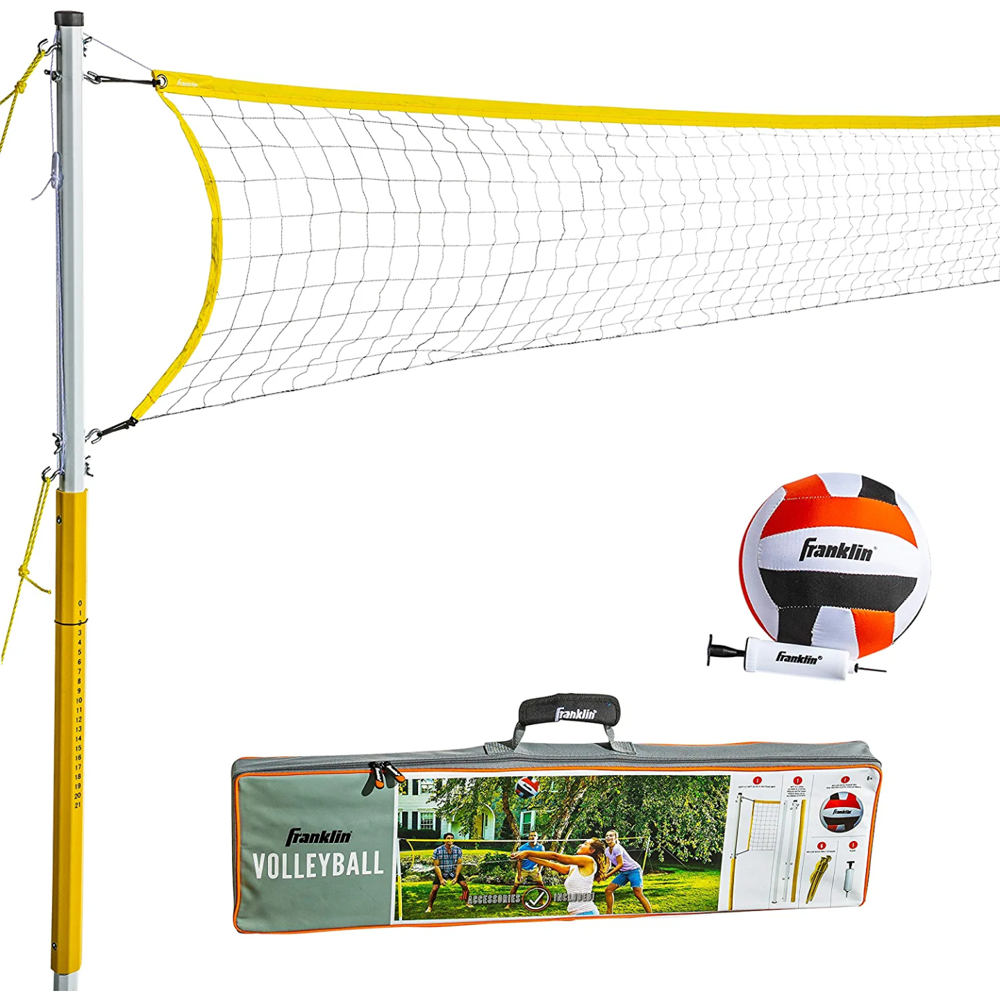 Portable Volleyball Net Set for Backyard & Beach