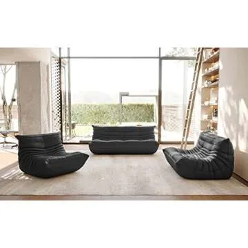 1inchome Fireside Chair: Stylish Soft Faux Leather Lounge Chair for All