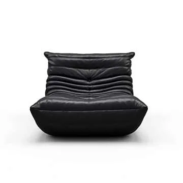 1inchome Fireside Chair Soft Faux Leather Lounge Chair