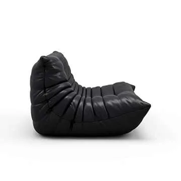 1inchome Fireside Chair Soft Faux Leather Lounge Chair