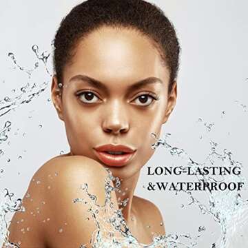 Boobeen Highlighter Makeup Stick Highlighter Bronzer Stick Glow Face Illuminator Highlighter Contouring Stick Waterproof Long-lasting