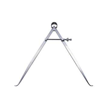 Taytools 468082 3 Piece Set Toolmaker's “Yankee” Spring Dividers, Inside ID & Outside OD Calipers, Solid Nut, 0-10.5 Inch / 257 mm Range, Fine Adjustment Mechanism, Flat Leg