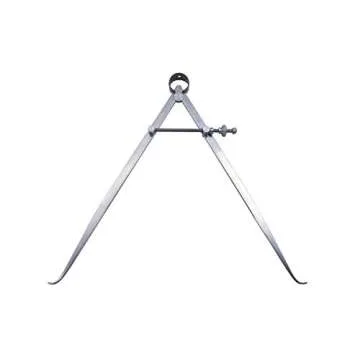 Taytools 468082 3 Piece Set Toolmaker's “Yankee” Spring Dividers, Inside ID & Outside OD Calipers, Solid Nut, 0-10.5 Inch / 257 mm Range, Fine Adjustment Mechanism, Flat Leg