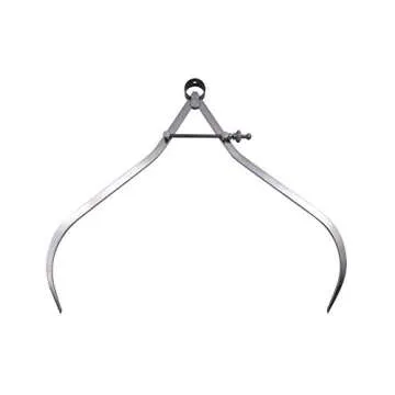 Taytools 468082 3 Piece Set Toolmaker's “Yankee” Spring Dividers, Inside ID & Outside OD Calipers, Solid Nut, 0-10.5 Inch / 257 mm Range, Fine Adjustment Mechanism, Flat Leg