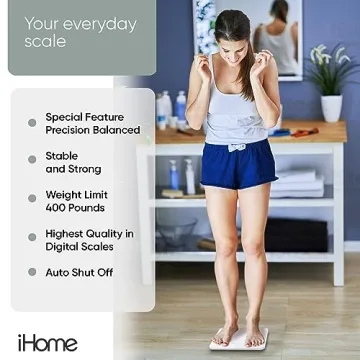 High Precision Digital Bathroom Scale with LCD Display