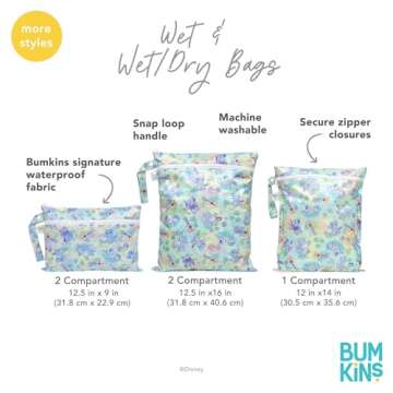 Bumkins Disney Waterproof Wet Bag for All Your Needs
