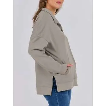 Casual ANRABESS Loose Fit Sweatshirt for Women