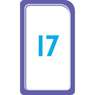 School Zone - Numbers 1-100 Flash Cards - Ages 4+, Preschool, Kindergarten, 1st Grade, Numerical Order, Addition & Subtraction, Odd/Even, Counting, Skip Counting, Grouping, and More