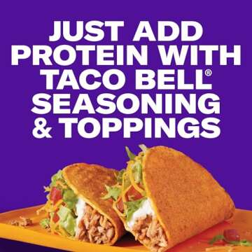 Taco Bell Mild Seasoned Flavor Crunchy Taco Shells 12 ct