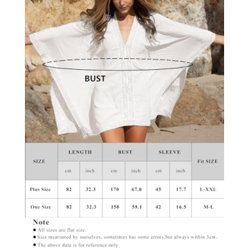 Loritta Women's Oversized Beach Cover Up for Summer Style