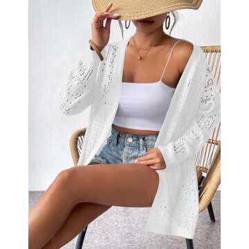 Stylish Zeagoo Summer Crochet Cardigan for Boho Chic Looks