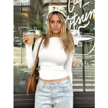 Shop Abonlen Long Sleeve Shirts - Stylish Y2K Tees