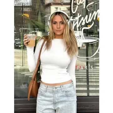 Shop Abonlen Long Sleeve Shirts - Stylish Y2K Tees