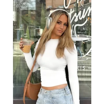 Shop Abonlen Long Sleeve Shirts - Stylish Y2K Tees