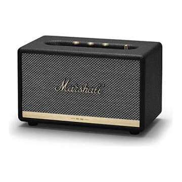Marshall Acton II Wireless Bluetooth Speaker - Black (Renewed)