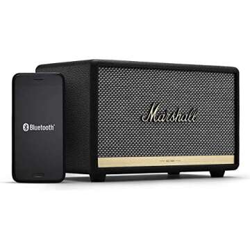 Marshall Acton II Wireless Bluetooth Speaker - Black (Renewed)