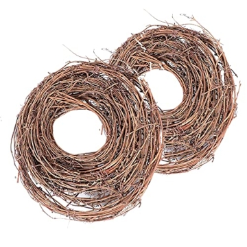 KERYAR 15 Feet DIY Crafts Natural Grapevine Twig Vine Garland Wreaths for Wedding House Holiday Door...