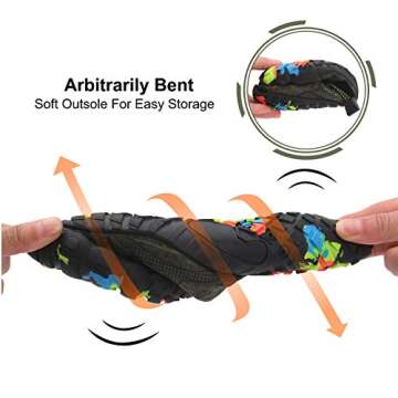 Spesoul Womens Mens Water Sports Shoes Outdoor Quick Dry Barefoot Athletic Aqua Shoe for Beach Swim Pool Surf Diving Yoga 11.5 Women/9.5 Men