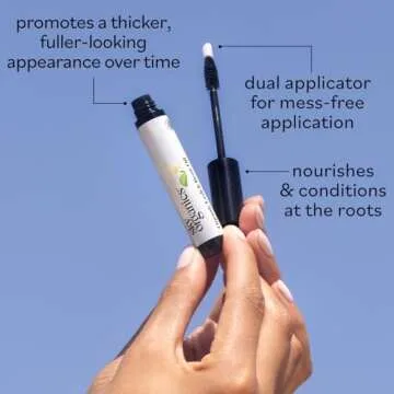 Sky Organics Lash & Brow Oil - Organic Eyelash Serum 0.4 fl oz