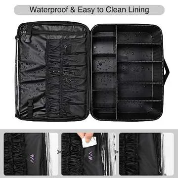 Relavel Extra Large Makeup Case for Organized Travel