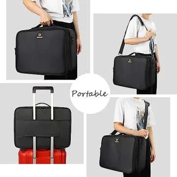 Relavel Extra Large Makeup Case for Organized Travel