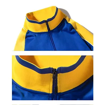 Tebreux Men's Blue Tracksuit Set - Casual Sportswear 2XL