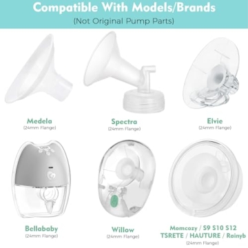 Comfortable 16mm Silicone Flange Inserts for All Pumps