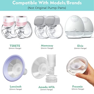 Comfortable 16mm Silicone Flange Inserts for All Pumps