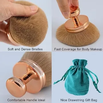 Extra Large Body Makeup Brush for Quick Applications