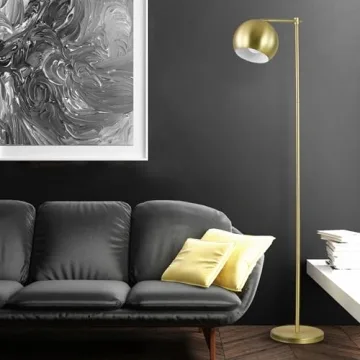 Shop Globe Electric 12915 Molly Floor Lamp in Gold Finish