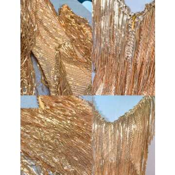 Gatsby-Inspired Women's Cocktail Dresses with Dramatic Fringe and Feather