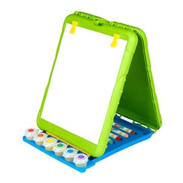 Crayola Color Wonder Travel Easel Frozen II Pages with Bonus Pages, Markers and Color Wonder Paint Coloring Travel Books and Easel 61 Piece MEGA Set