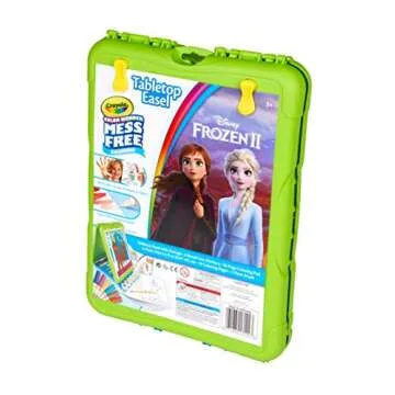 Crayola Color Wonder Travel Easel Frozen II Pages with Bonus Pages, Markers and Color Wonder Paint Coloring Travel Books and Easel 61 Piece MEGA Set