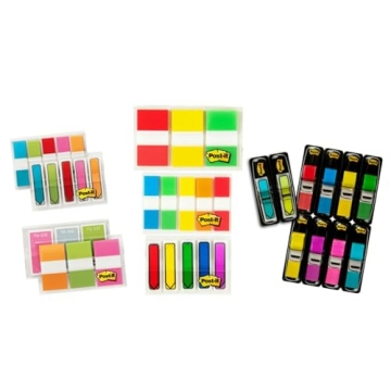 Post-it Flags and Tabs Value Pack, Ultimate Business and Study Pack, 956 Various Flags for Organizat...