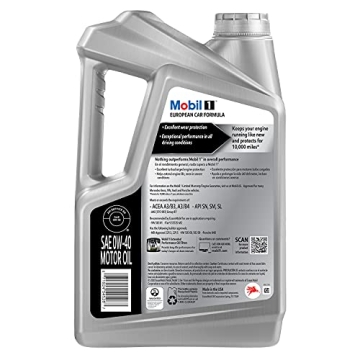 Mobil 1 0W-40 Full Synthetic Motor Oil for Reliable Performance