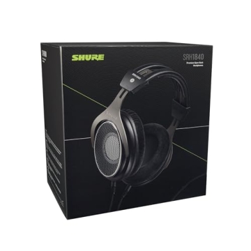 Shure SRH1840 Open-Back Headphones for Audiophiles