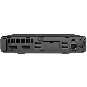 HP EliteDesk 705 G5 Mini Computer Desktop PC, AMD Quad-Core Ryzen™ 5 Pro 3400G, 16GB RAM, 256GB SSD, WiFi, Bluetooth, Keyboard & Mouse, Windows 11 Pro (Renewed)