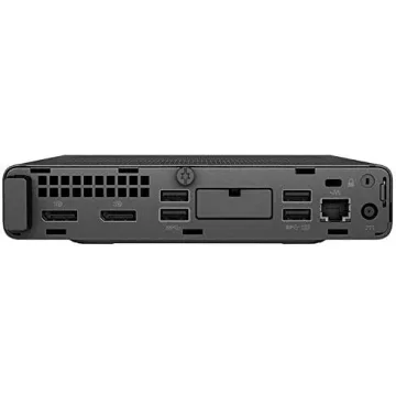 HP EliteDesk 705 G5 Mini Computer Desktop PC, AMD Quad-Core Ryzen™ 5 Pro 3400G, 16GB RAM, 256GB SSD, WiFi, Bluetooth, Keyboard & Mouse, Windows 11 Pro (Renewed)